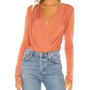 FREE PEOPLE Turnt Bodysuit. Ginger Spice Size Small NWT